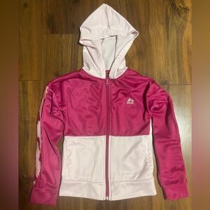 RBX Girls’ Zip Up Hoodie Jacket - Pink 7/8